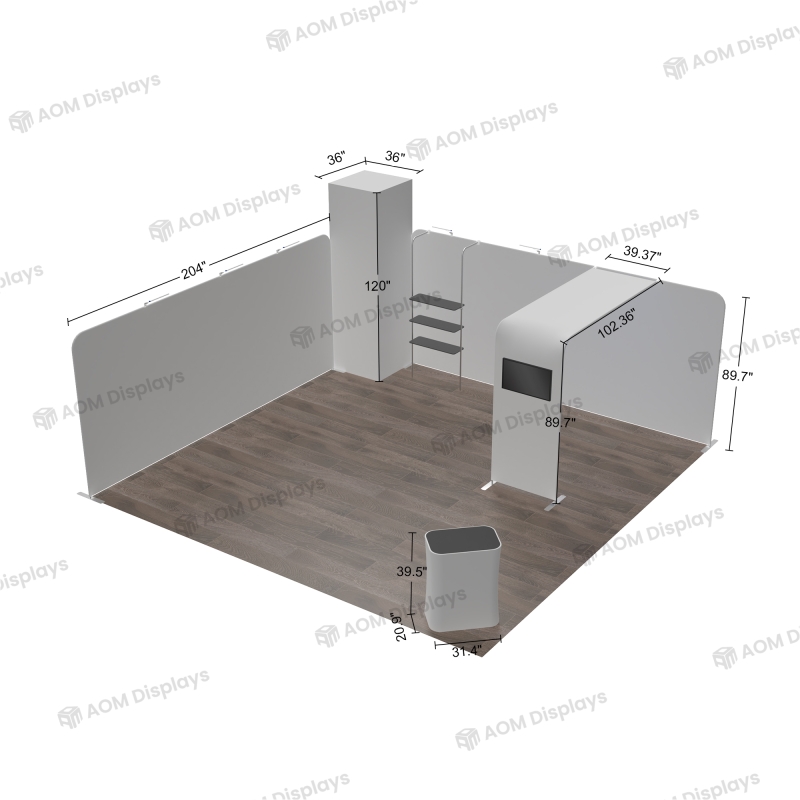 20x20 Trade Show Booth Kit P