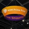 Custom Tapered Round Hanging Banner