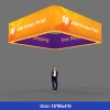 3D Backlit Square Hanging Ceiling Banner