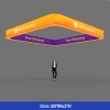 3D Backlit Square Hanging Ceiling Banner