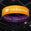 Circular Blimp Hanging Banner