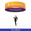 Circular Blimp Hanging Banner