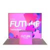 10ft LumiZip Backlit Trade Show Display