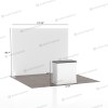 10ft LumiZip Backlit Trade Show Display