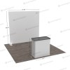8ft LumiZip Backlit Trade Show Display