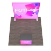8ft LumiZip Backlit Trade Show Display
