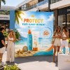 8ft Curved FlexPop Pop up Display