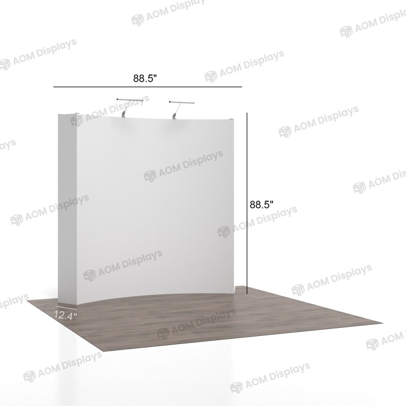 8ft Curved FlexPop Pop up Display