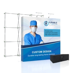 8ft Straight FlexPop Pop up Display