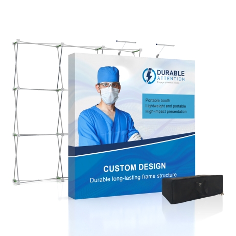 8ft Straight FlexPop Pop up Display