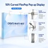 10ft Curved FlexPop Pop up Display