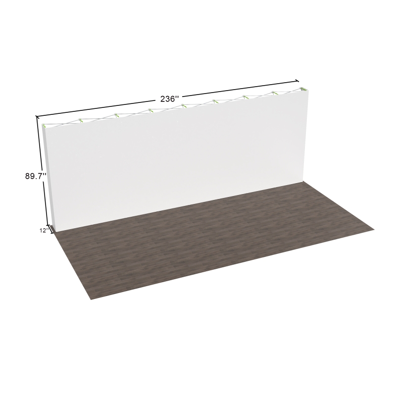 20ft Straight FlexPop Pop up Display