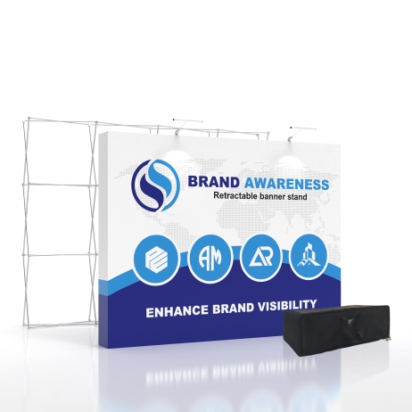 10ft Straight FlexPop Pop up Display