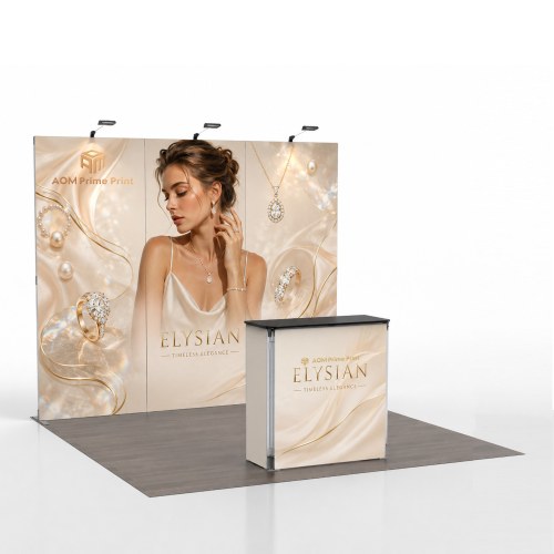 10x10 Folding SEG Fabric Booth 01