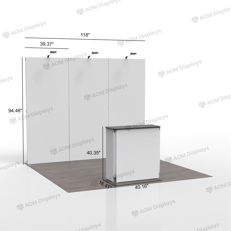 10x10 Folding SEG Fabric Booth 01