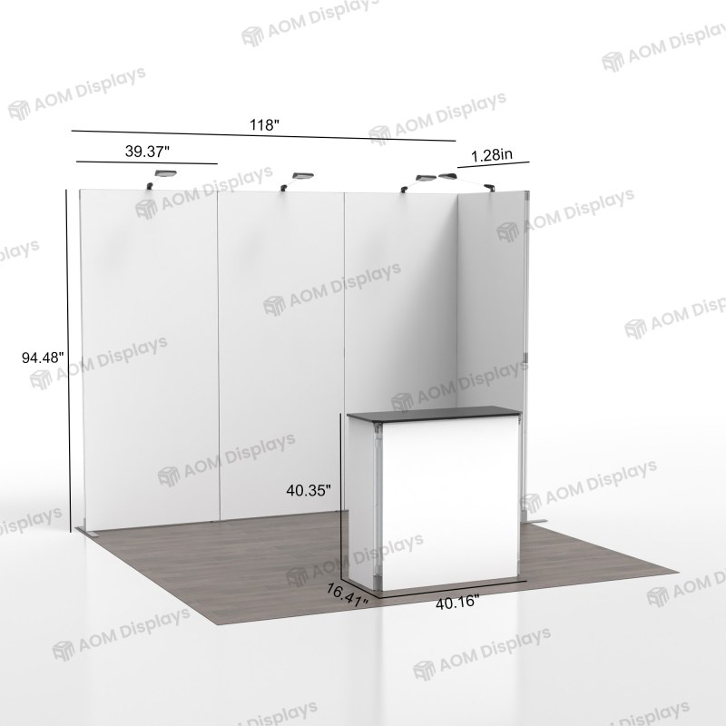 10x10 Folding SEG Fabric Booth 02