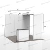 10x10 Folding SEG Fabric Booth 03
