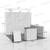 10x10 Folding SEG Fabric Booth 04