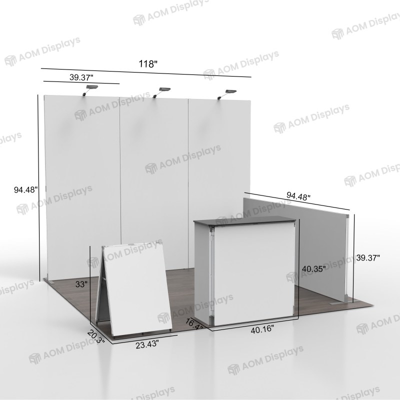 10x10 Folding SEG Fabric Booth 04
