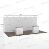 10x20 Folding SEG Fabric Booth 01