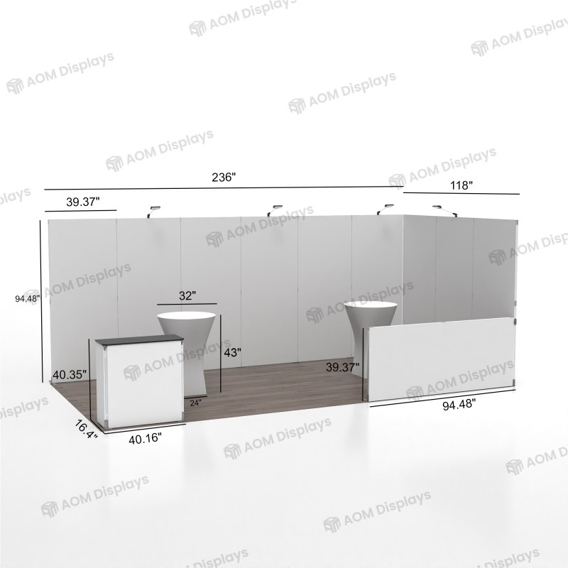 10x20 Folding SEG Fabric Booth 04