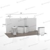 10x20 Folding SEG Fabric Booth 05