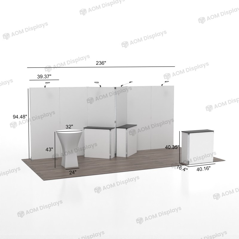 10x20 Folding SEG Fabric Booth 05