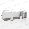 10x30 Folding SEG Fabric Booth 02