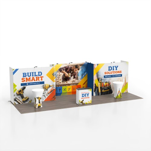 10x30 Folding SEG Fabric Booth 03
