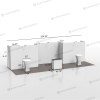 10x30 Folding SEG Fabric Booth 03