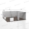 20x20 Folding SEG Fabric Booth 01