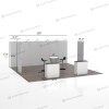 20x20 Folding SEG Fabric Booth 02