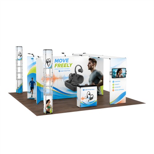 20x20 Folding SEG Fabric Booth 03