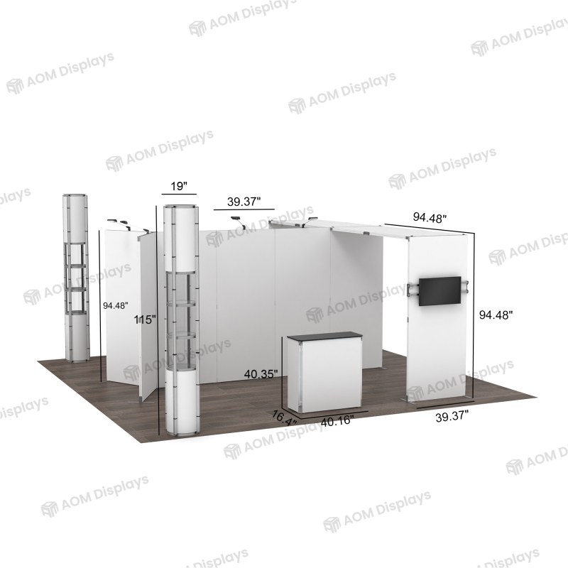 20x20 Folding SEG Fabric Booth 03