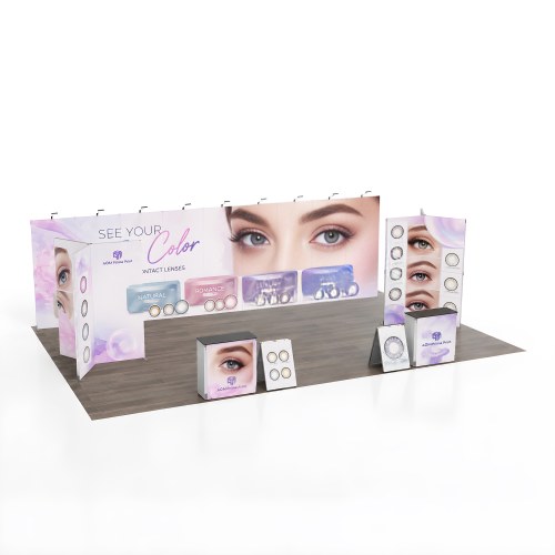20x30 Folding SEG Fabric Booth 01