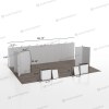 20x30 Folding SEG Fabric Booth 01