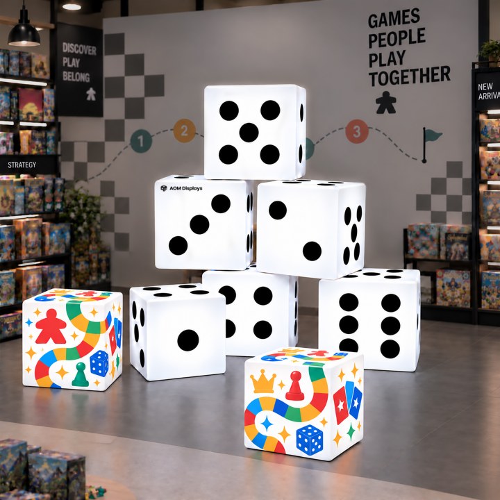 3-Piece Backlit Cube Set