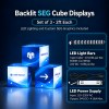 3-Piece Backlit Cube Set