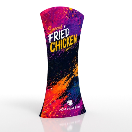 Custom Fabric Display Tower Stand