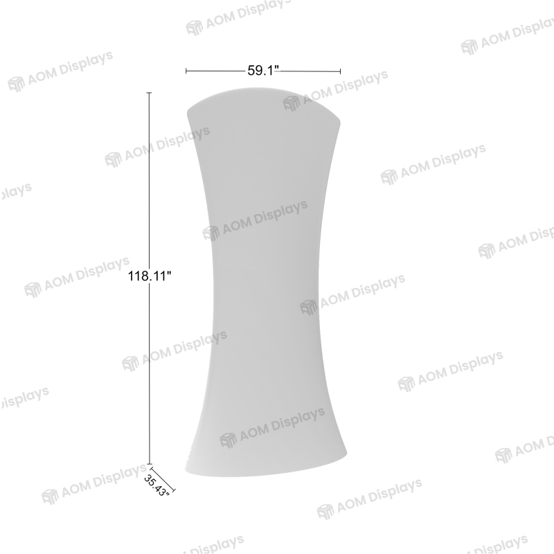 Custom Fabric Display Tower Stand