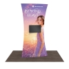 Custom Sail-Shape Media Display Tower