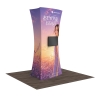 Custom Sail-Shape Media Display Tower