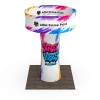 Circular Header Tapered Tower Display