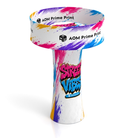 Circular Header Tapered Tower Display