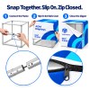 3-Piece 2ft Stackable Fabric Display Cube Set with Six-Sided Printing