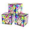 3-Piece 2ft Stackable Fabric Display Cube Set with Six-Sided Printing