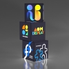 3D SEG LED Backlit Cube Lightbox