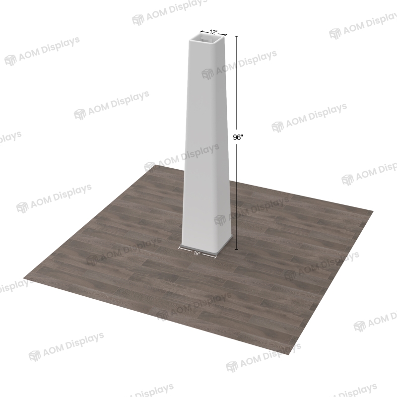 Custom Trade Show Tower Display | Fabric Tower Display – Tower 01 | AOM ...