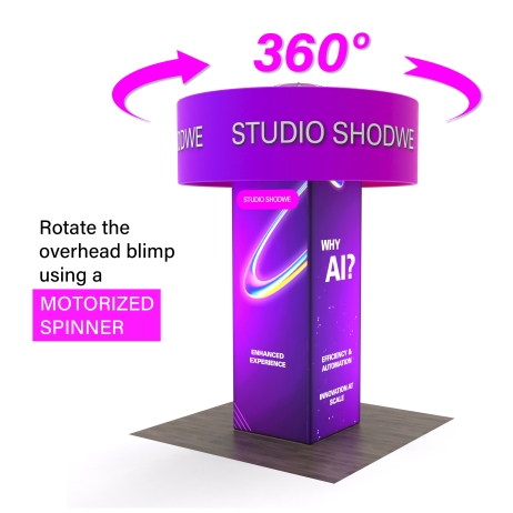 360° Rotating Backlit Blimp Tower Kit