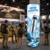 Cylinder Backlit TradeShow Display Tower